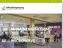 Tablet Screenshot of amcad-engineering.com